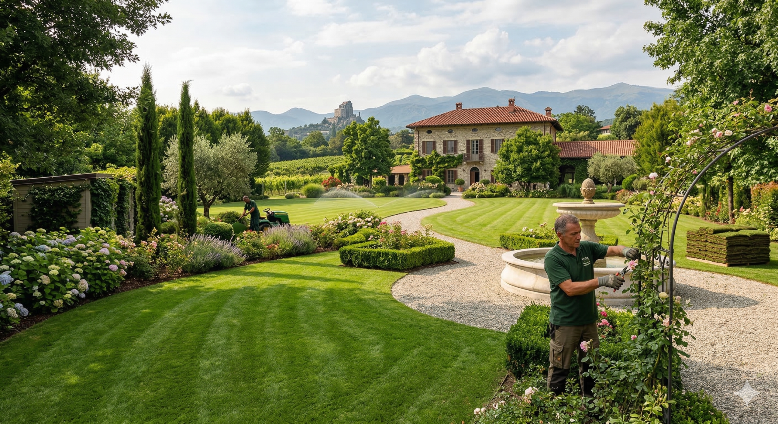 Ditta giardinaggio Torino 1 Ditta giardinaggio Torino specializzata nella manutenzione a 360 gradi di parchi e ville